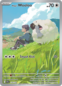 Hop's Wooloo 170/159 Illustration Rare Journey Together Pokemon Near Mint