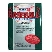 1992 Fleer Baseball Unopened Pack