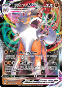 Lycanroc VMAX 092/203 Holo VMAX Rare Evolving Skies Pokemon Near Mint