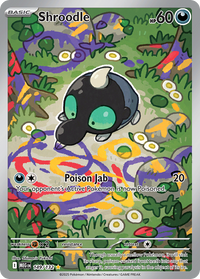 Shroodle 149/132 Illustration Rare Mega Evolution Pokemon Holo Near Mint