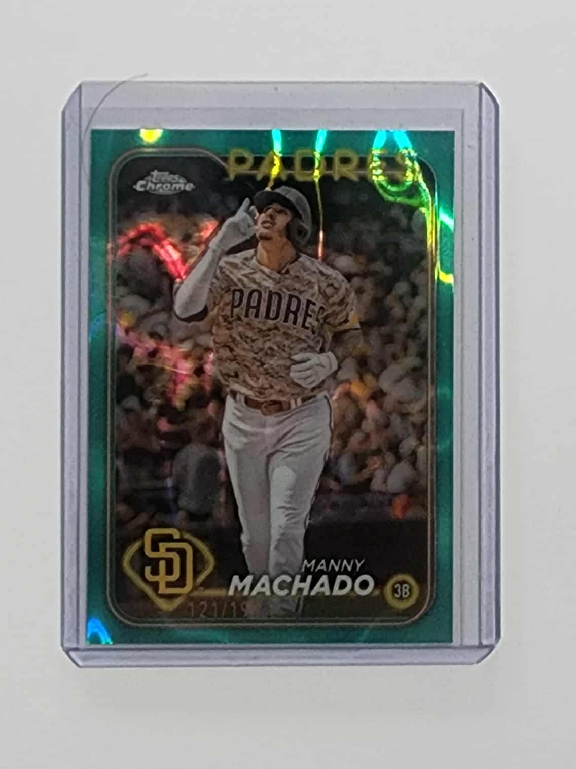 2024 Topps Chrome Aqua Refractors #12 Manny Machado /199