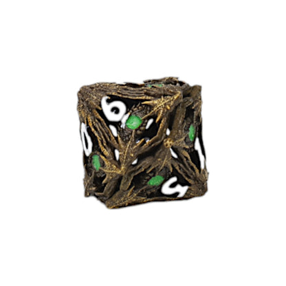 Dice Dragon Eye Dice Set Ancient bronze/green