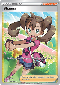 Shauna 263/264 Ultra Rare Fusion Strike Pokemon Near Mint