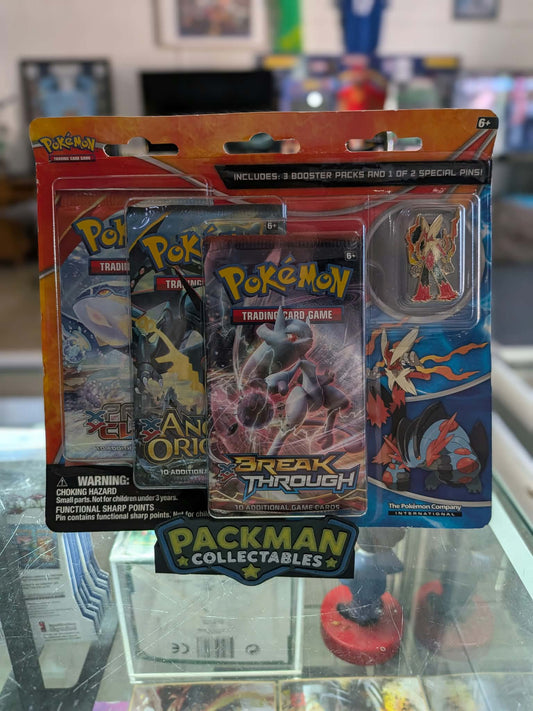 Pokémon XY: BREAKthrough – Collector's Pin 3-Pack Blister (Mega Blaziken)
