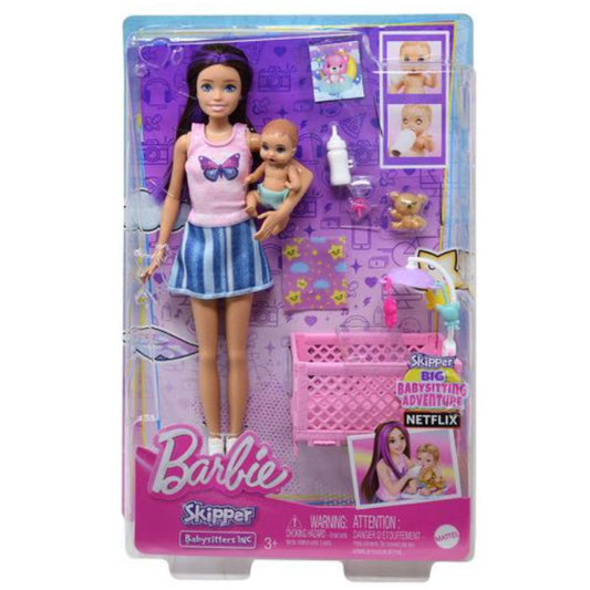 Barbie - Family - Skipper Babysitter Playset crib