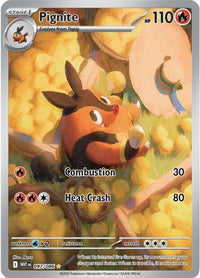 Pignite 097/086 Illustration Rare White Flare Pokemon Holo Near Mint