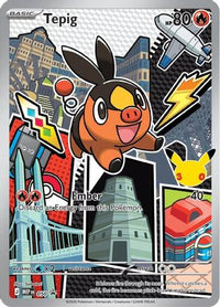 Tepig 050 Promo ME: Mega Evolution Promo Pokemon Holo Near Mint