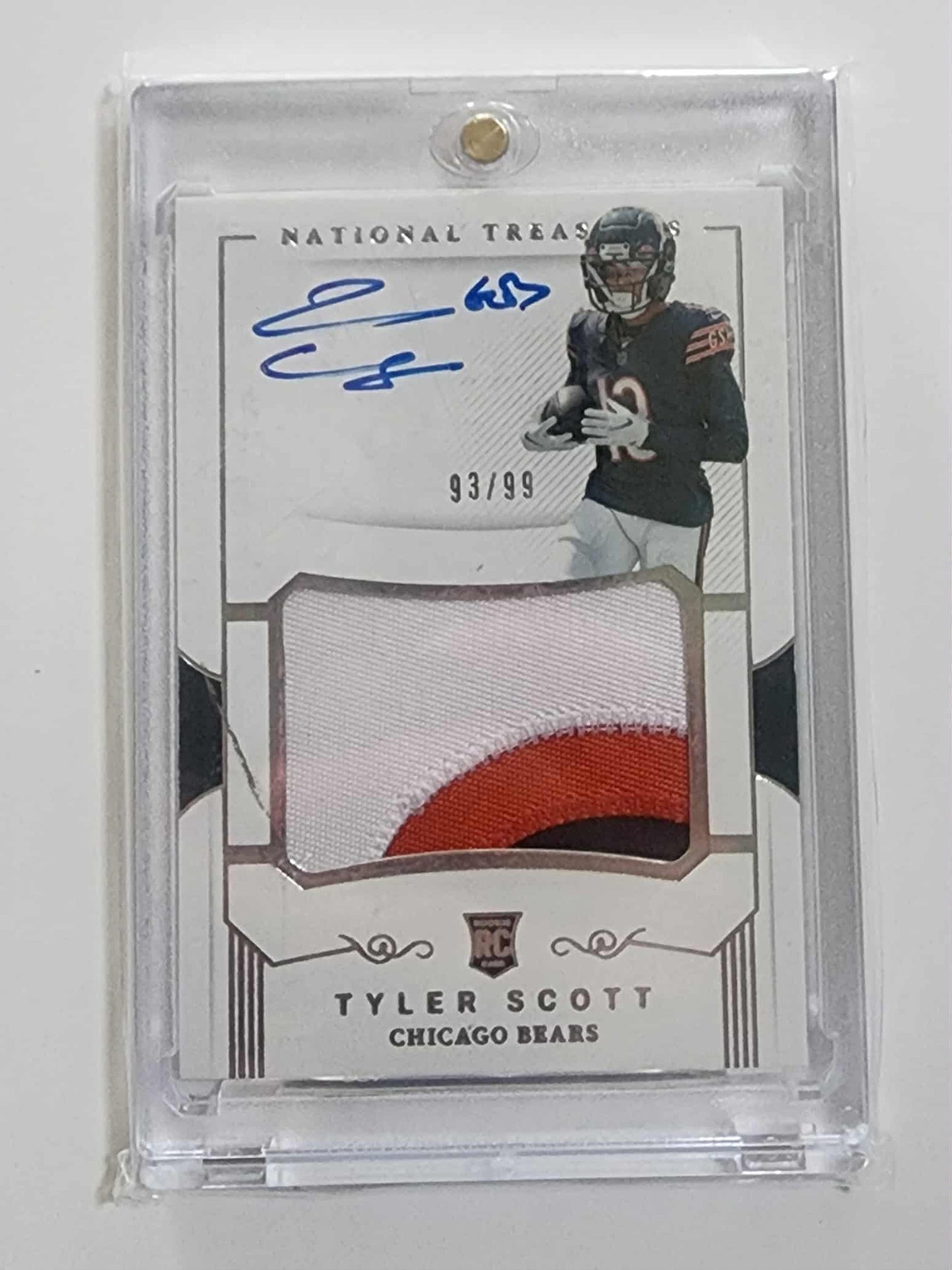 2023 Panini National Treasures #CRPA-TSC Tyler Scott Rookie Patch Autographs