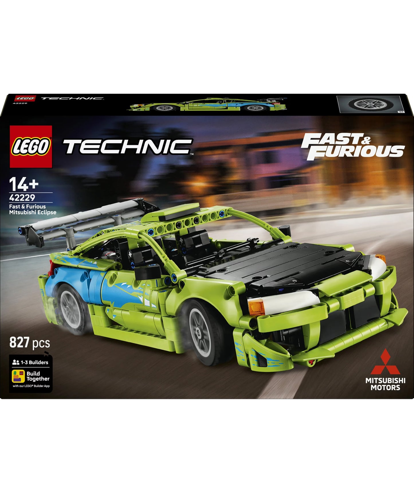 LEGO Technic Fast and Furious Mitsubishi Eclipse Car 42229