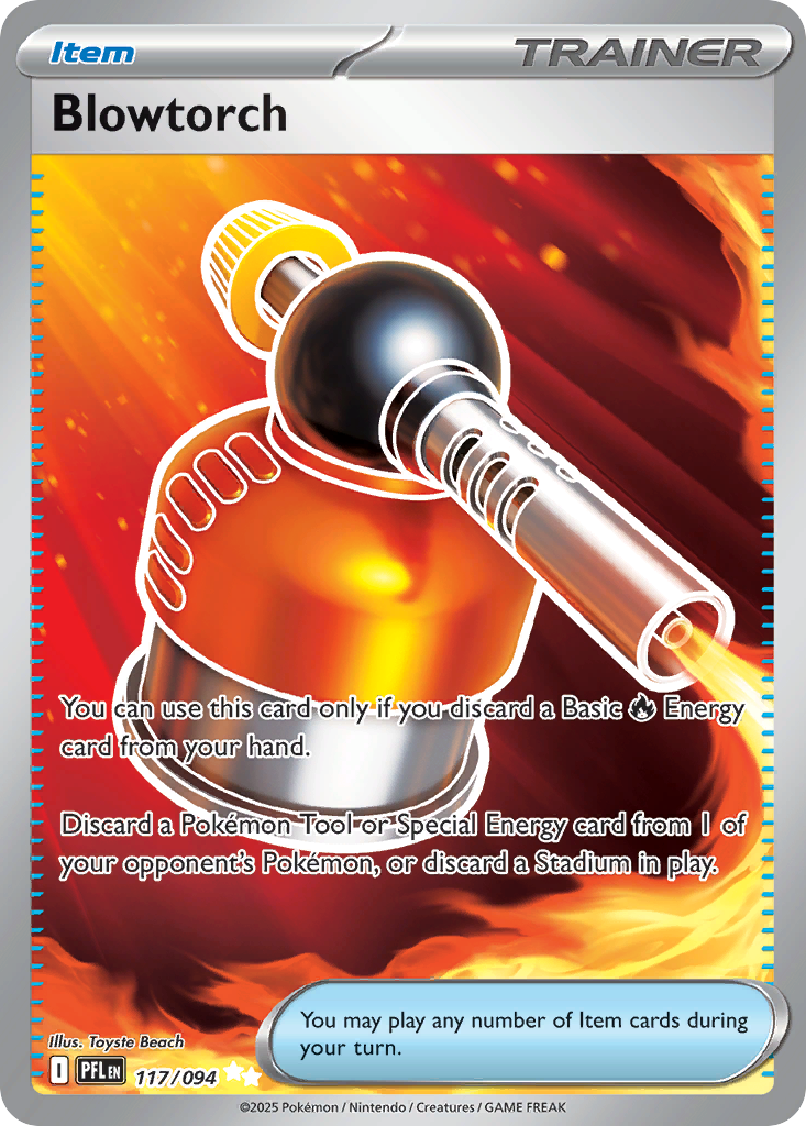 Blowtorch 117/094 Ultra Rare Phantasmal Flames Pokemon Near Mint