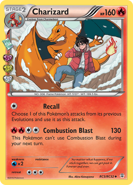 Charizard RC5/RC32 Uncommon Generations Pokemon Near Mint