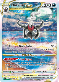 Darkrai VSTAR GG50/GG70 Holo VSTAR Rare Crown Zenith Galarian Gallery Pokemon NM