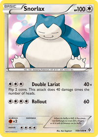Snorlax 109/149 Uncommon Boundaries Crossed Pokemon Near Mint