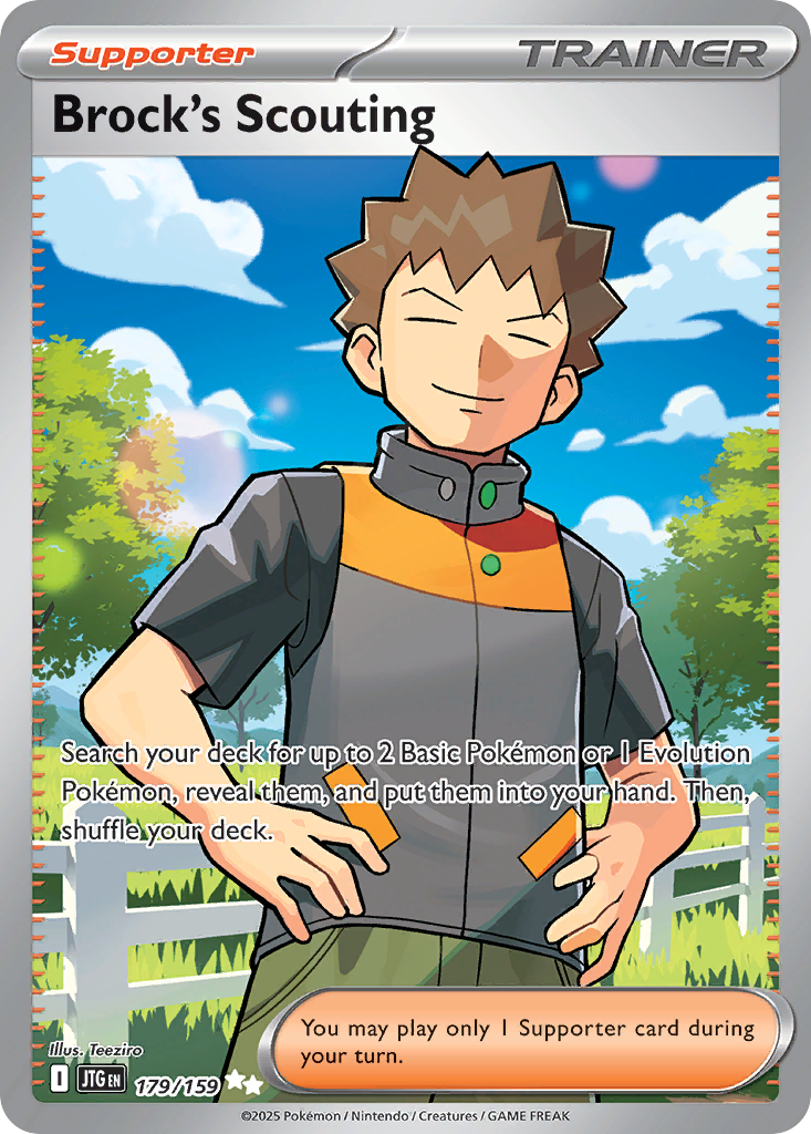 Brock's Scouting 179/159 Ultra Rare Journey Together Pokemon Near Mint