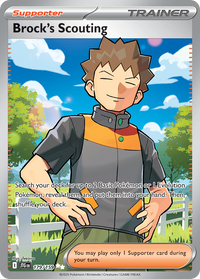Brock's Scouting 179/159 Ultra Rare Journey Together Pokemon Near Mint