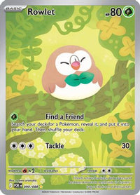 Rowlet 090/088 Holo Illustration Rare Perfect Order Pokemon Near Mint