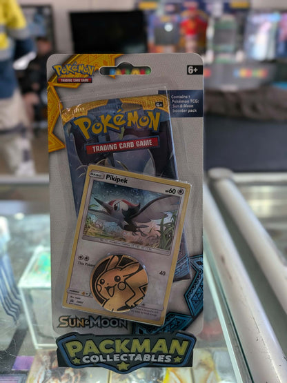 Pokémon TCG Sun & Moon Base Set Single Blister Pack – Pikipek SM07