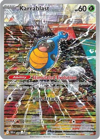 Karrablast 094/086 Holo Illustration Rare Black Bolt Pokemon Near Mint