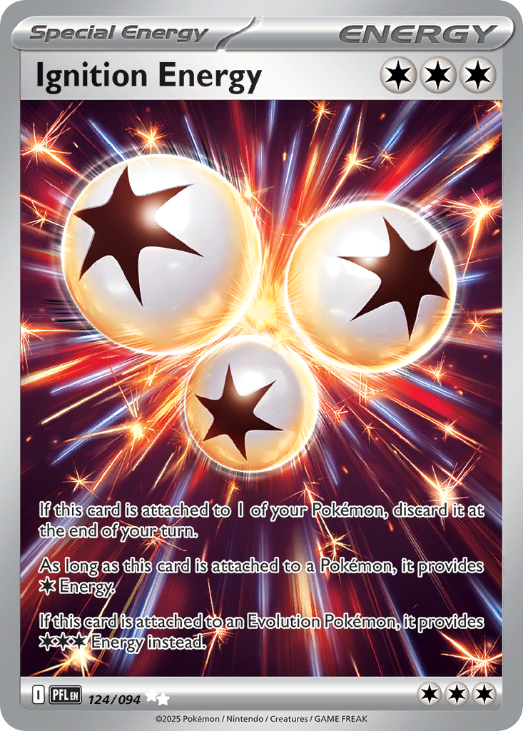 Ignition Energy 124/094 Ultra Rare Phantasmal Flames Pokemon Near Mint