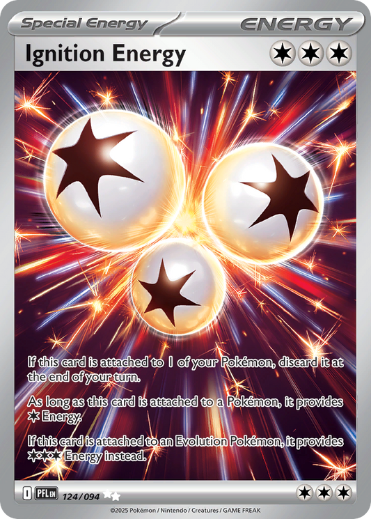 Ignition Energy 124/094 Ultra Rare Phantasmal Flames Pokemon Near Mint