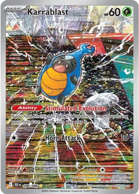 Karrablast 094/086 Holo Illustration Rare Black Bolt Pokemon Near Mint