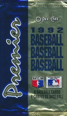 1992 O-Pee-Chee Premier MLB Baseball Retail Pack