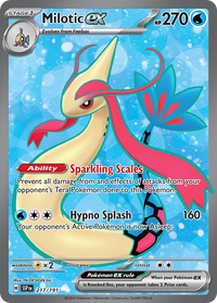 Milotic ex 217/191 Ultra Rare Surging Sparks Pokemon Holo Near Mint