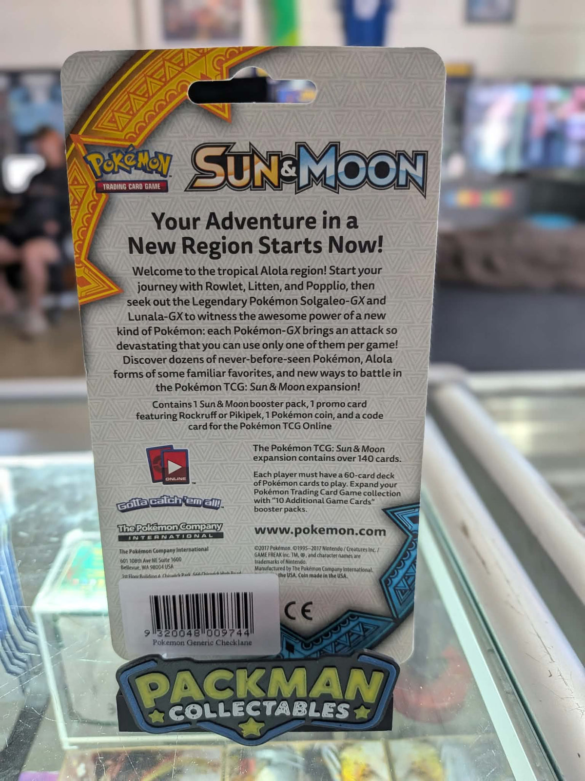 Pokémon TCG Sun & Moon Base Set Single Blister Pack – Pikipek SM07