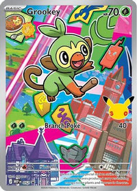 Grookey 052 Promo ME: Mega Evolution Promo Pokemon Holo Near Mint