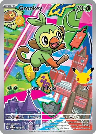 Grookey 052 Promo ME: Mega Evolution Promo Pokemon Holo Near Mint