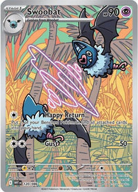 Swoobat 120/086 Illustration Rare White Flare Pokemon Holo Near Mint