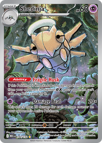 Shedinja 144/132 Illustration Rare Mega Evolution Pokemon Near Mint