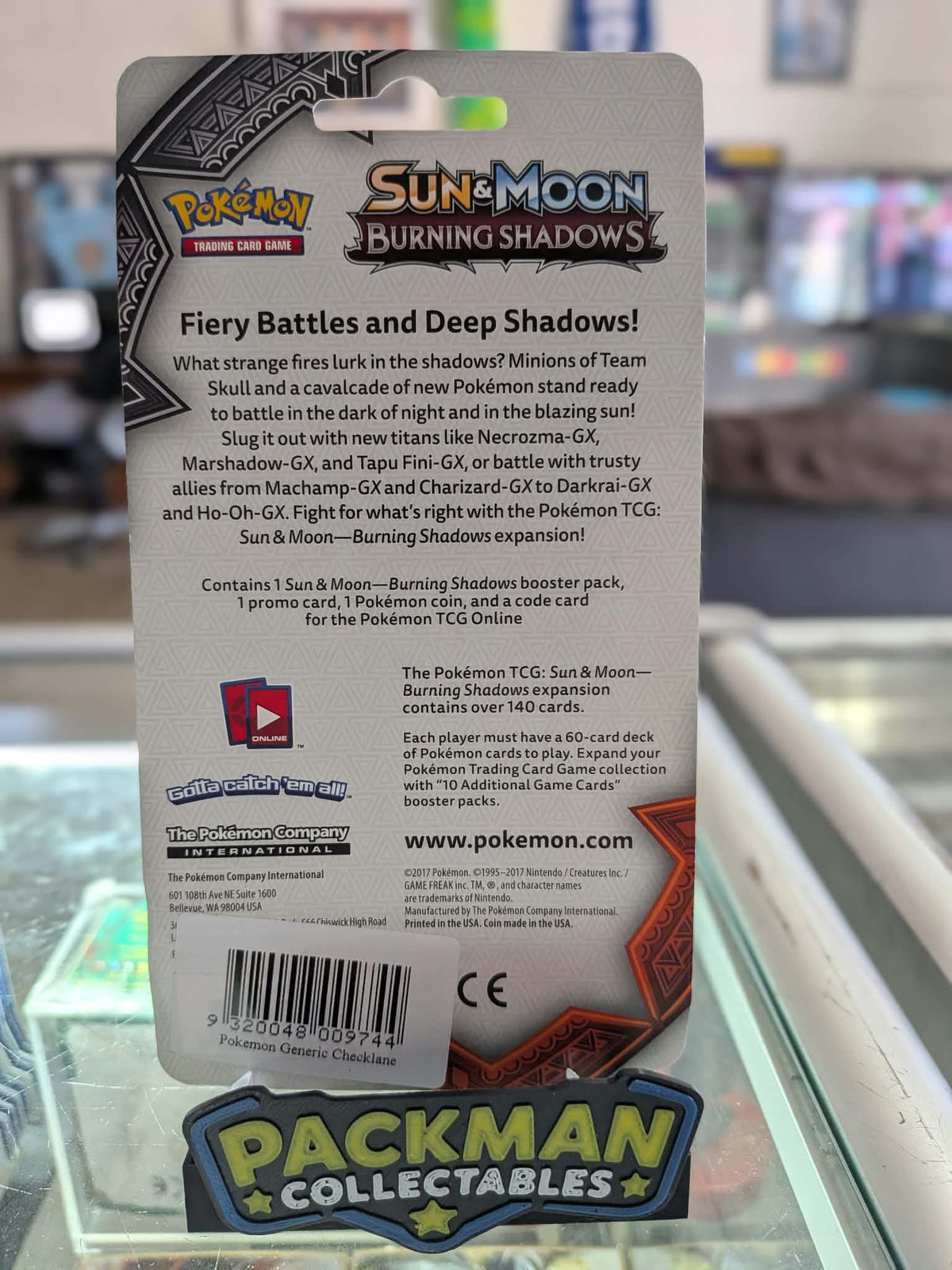 Pokémon TCG Burning Shadows Checklane Blister Pack – Jangmo-o Promo