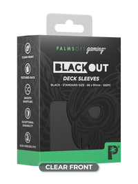 Blackout Deck Sleeves - Standard Size - Black