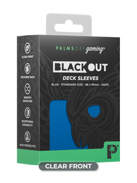 Blackout Deck Sleeves - Standard Size - Blue