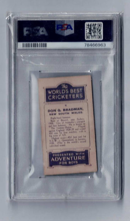 1930 D.C. Thomson Don Bradman PSA 3