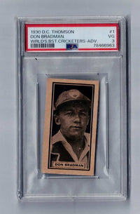 1930 D.C. Thomson Don Bradman PSA 3