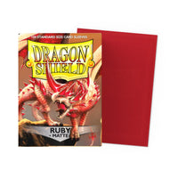 Dragon Shield Matte Ruby Standard Card Sleeves – 100 Pack