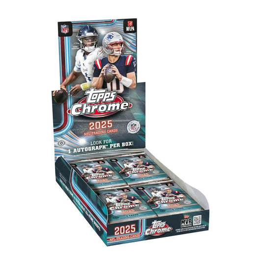 Topps 2025 NFL Chrome Football Hobby Box