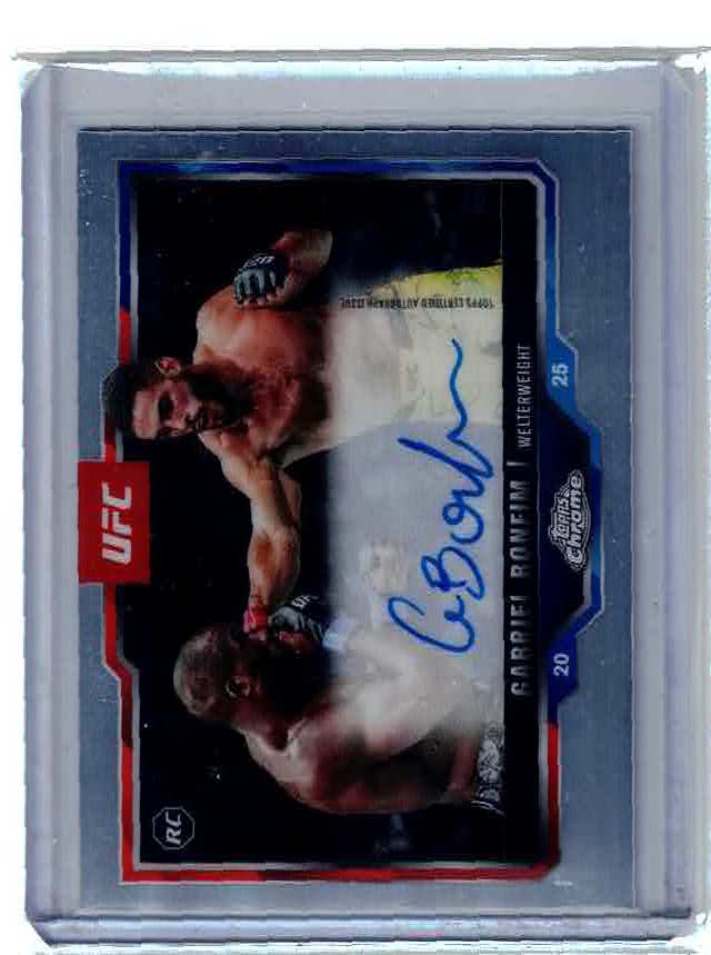 2025 Topps UFC Chrome Gabriel Bonfim Rookie Auto RC Rookie #CRA-GB