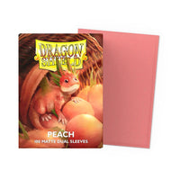 Dragon Shield Matte Dual Peach (Piip) Card Sleeves – 100 Pack