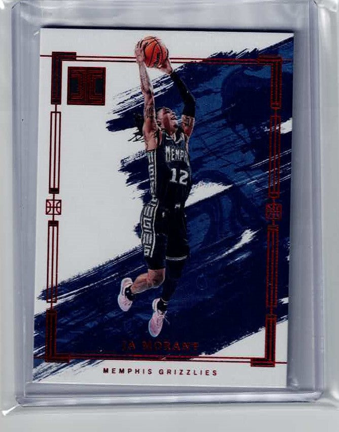 Ja Morant 2023-24 Panini Impeccable International #92 Memphis Grizzlies