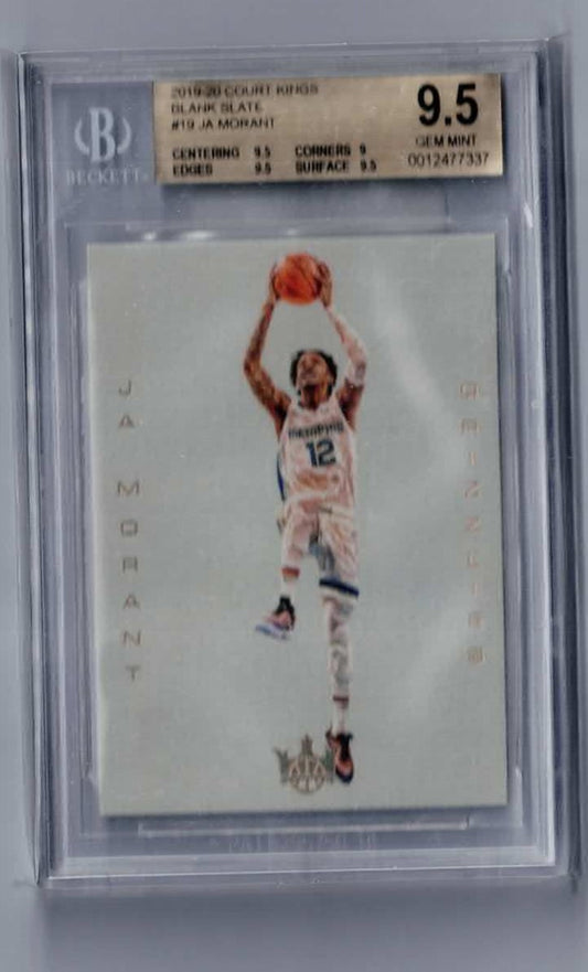 19-20 court kings blank slate ja morant 9.5 #19