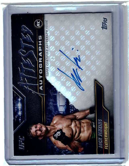2024 Topps UFC Knockout Jack Jenkins On Card Auto Attested #ATT-JJE