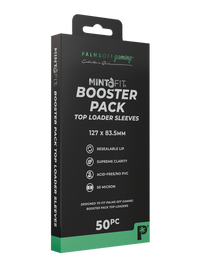 MintFit Booster Pack Top Loader Sleeves - 50pc