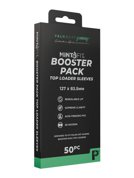 MintFit Booster Pack Top Loader Sleeves - 50pc