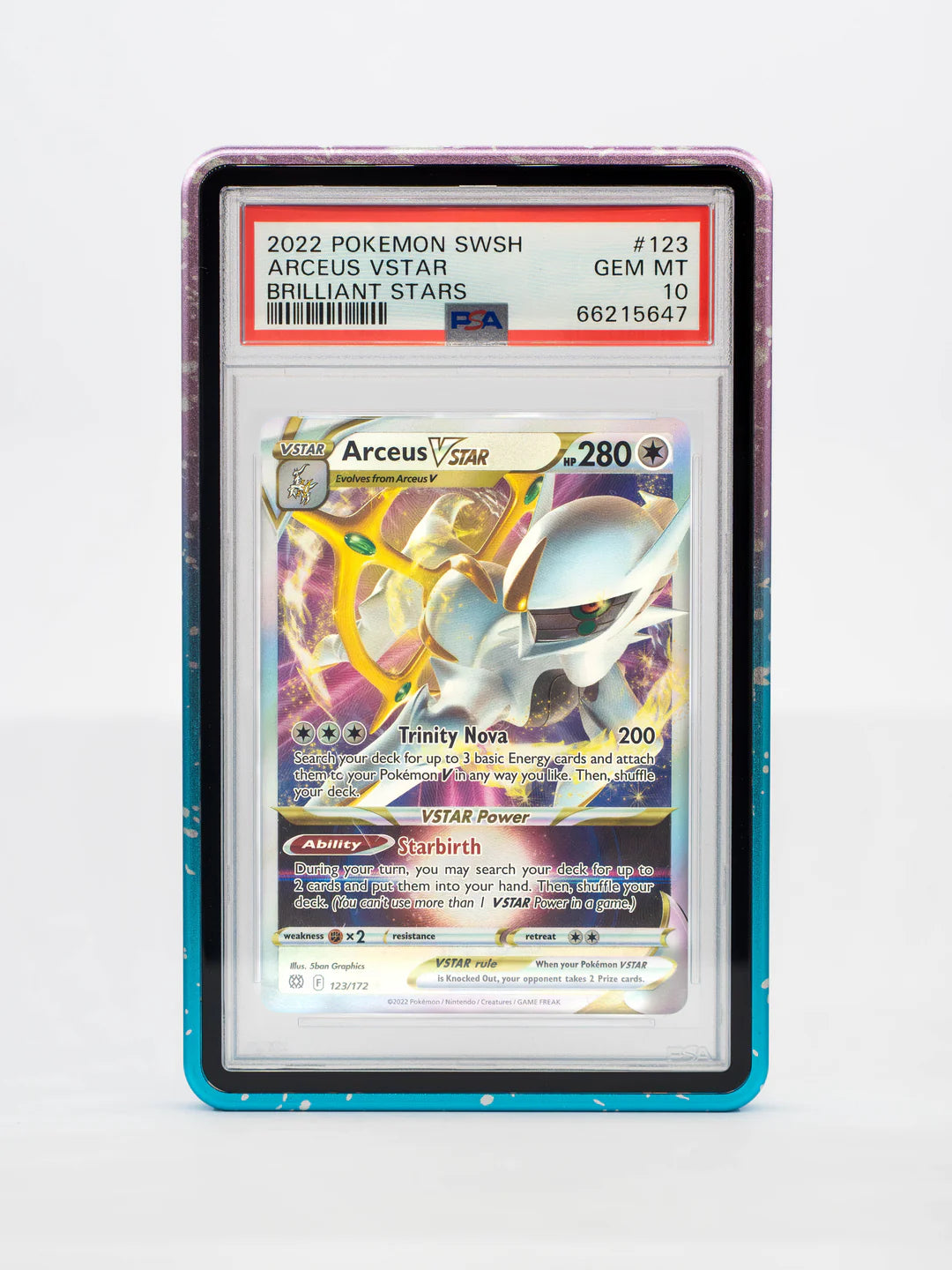 Forge Case (V2) - Gradient Series - PSA Style Color — BLUE & PURPLE SNOW