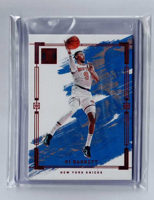 2023-24 IMPECCABLE RJ BARRETT RED BASE KNICKS