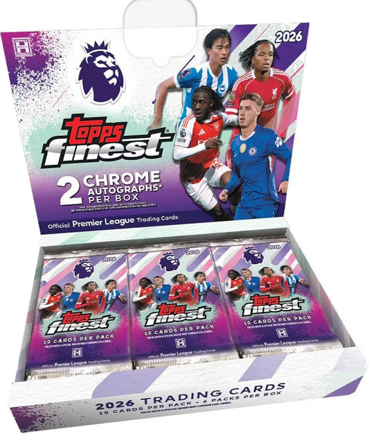 2025-26 Topps Finest Premier League EPL Soccer Hobby Box