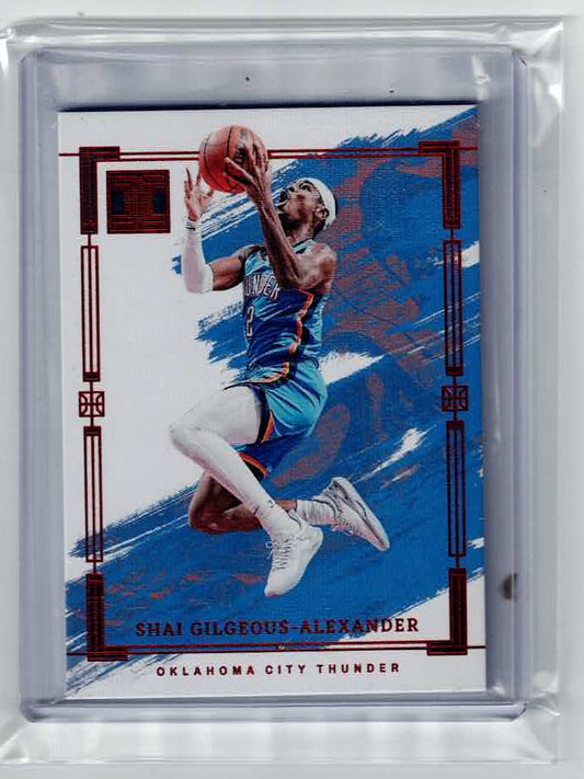 2023-24 Panini Impeccable Shai Gilgeous-Alexander base OKC Thunder #53